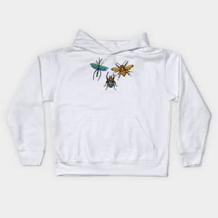 Funny Insects Kids Hoodie